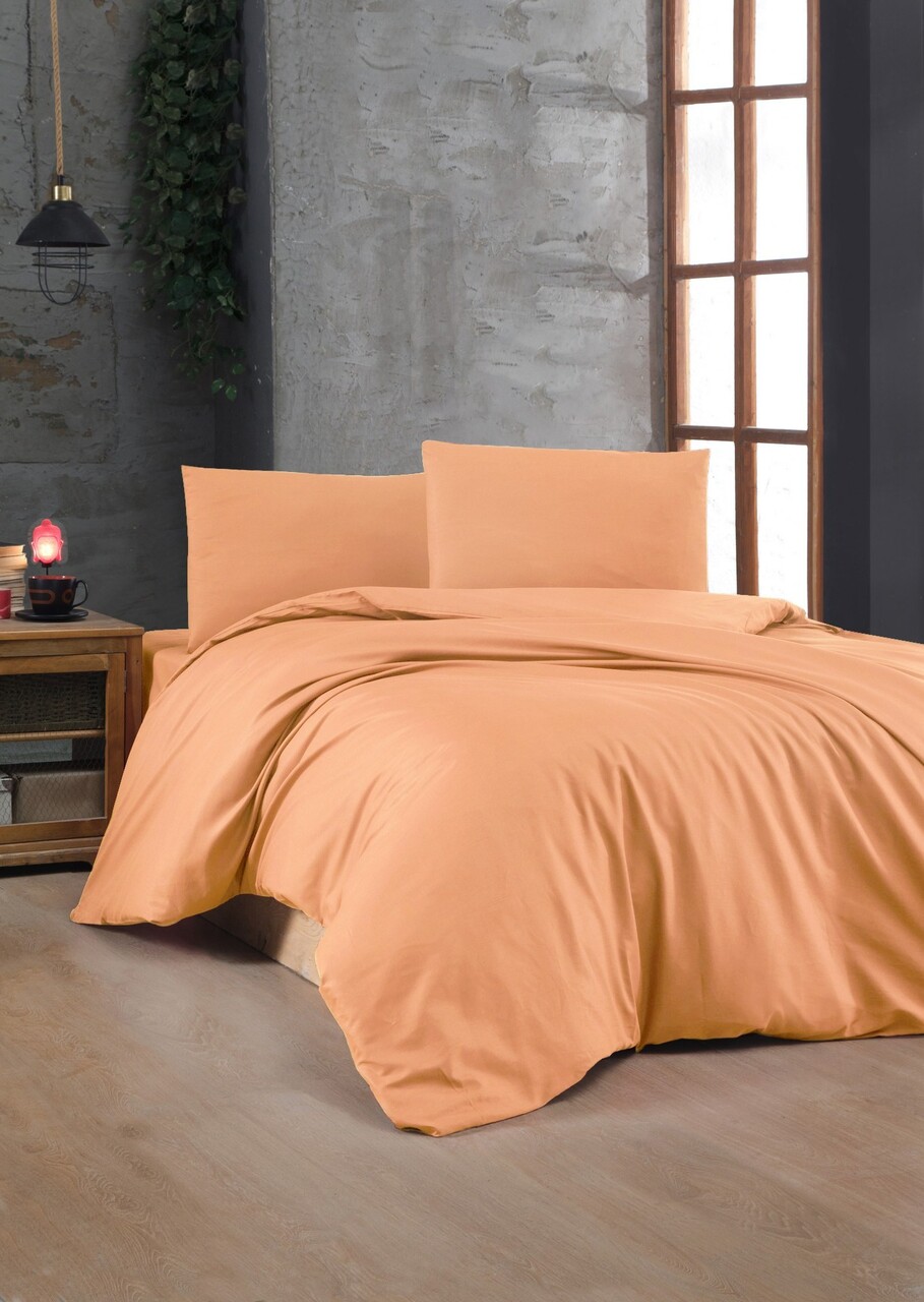 Lenjerie de pat dubla (DE), L'essentiel Maison, Pale Orange, Portocaliu pal - imagine 4